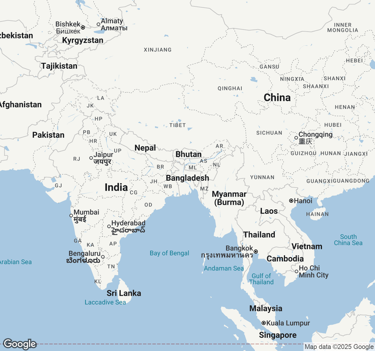Map of Bangladesh